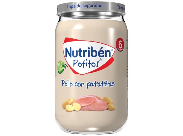 Nutribén Potitos Pollo Con Patatitas, 235 G