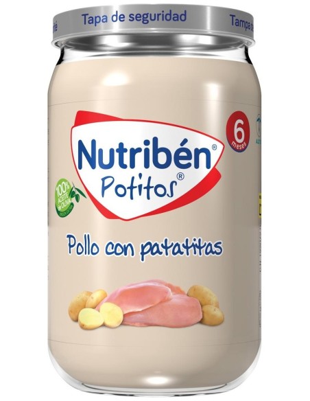 Nutribén Potitos Pollo Con Patatitas, 235 G
