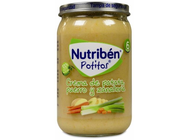 Nutribén Potitos Crema De Patata, Puerro Y...
