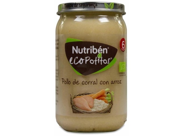 Nutribén Ecopotitos Pollo De Corral Con Arroz,...