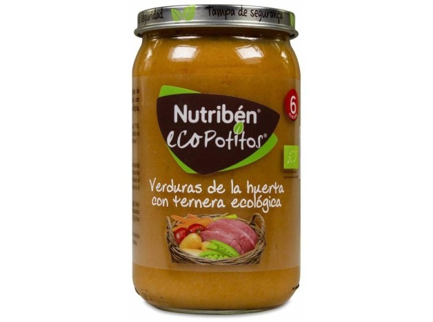 Nutribén Ecopotitos Verduras De La Huerta Con...
