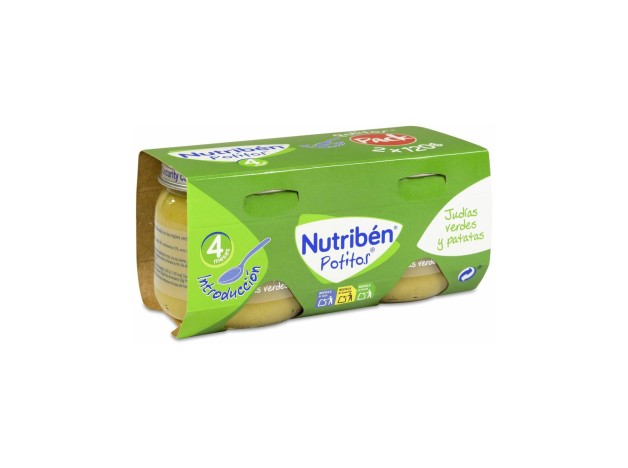 Nutribén Potitos Introducción Judías Verdes Y...