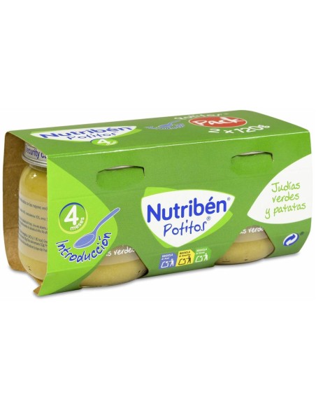 Nutribén Potitos Introducción Judías Verdes Y Patatas, 2 Uds
