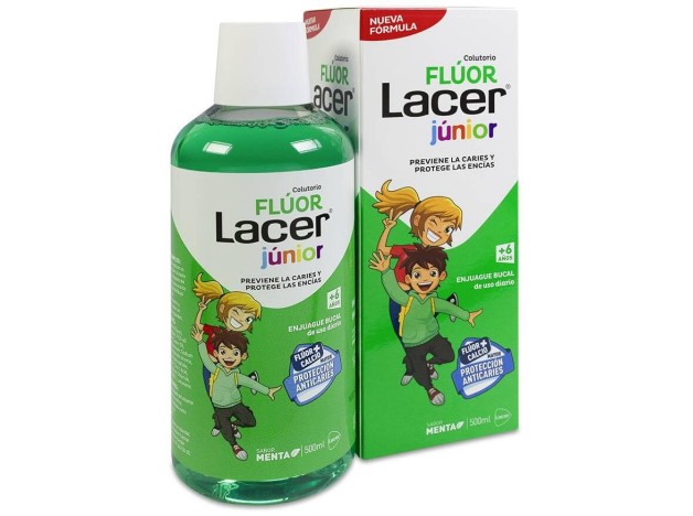 Lacer Colutorio Fluor Diario 0,05% Menta, 500 Ml