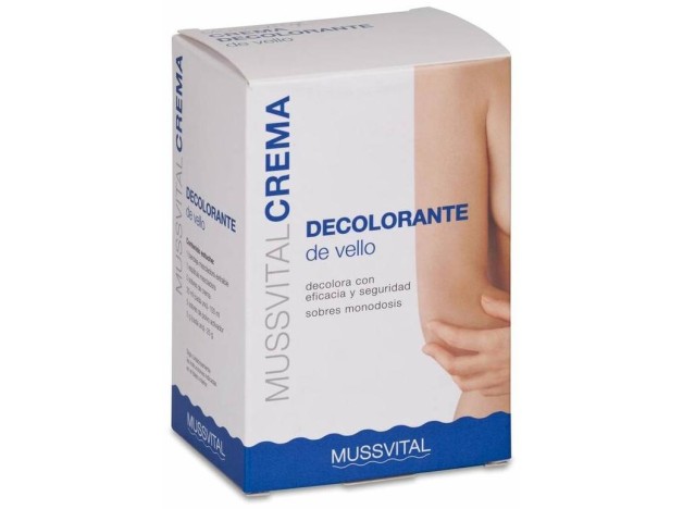 Mussvital Crema Decolorante 100Gr Sobres Monodosis