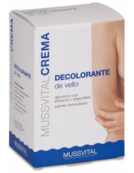 Mussvital Crema Decolorante 100Gr Sobres Monodosis