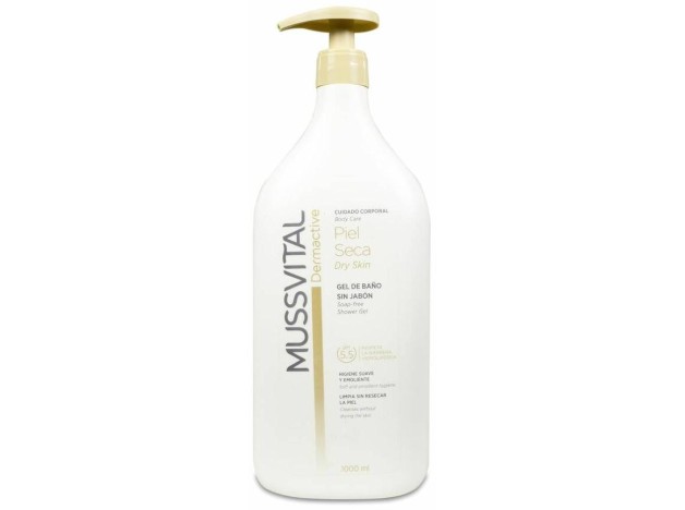 Mussvital Dermactive Gel De Baño Piel Seca, 1 L