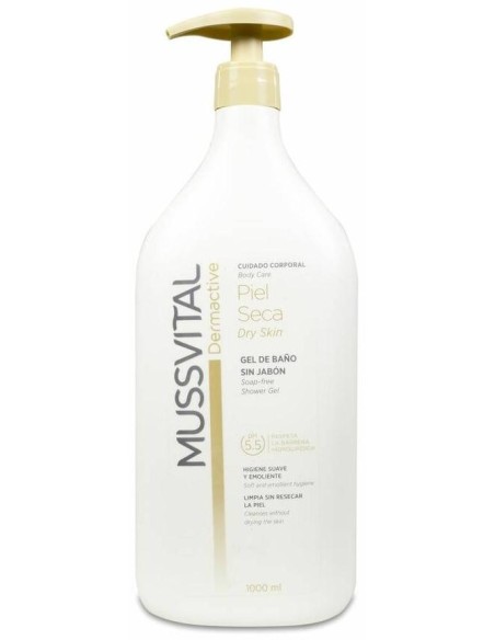 Mussvital Dermactive Gel De Baño Piel Seca, 1 L