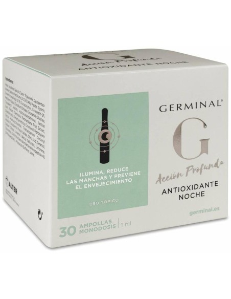 Germinal Accion Profunda Antioxidante Noche 1 Ml 30 Ampollas