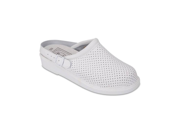 Hankshoes Zueco Relax Blanco Talla 44, 1 Par