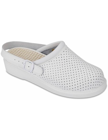 Zueco Hankshoes Micromasaje Blanco Talla 36, 1 Par