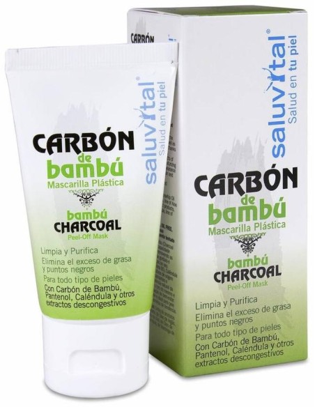 Saluvital Mascarilla De Carbón De Bambú, 50 Ml