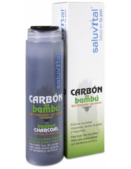 Badimor Gel Carbón De Bambú Limpiador Facial, 200 Ml