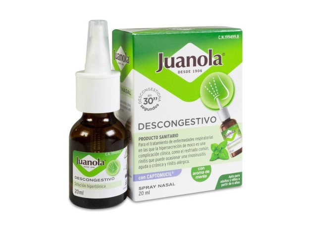 Juanola Descongestivo Spray Nasal, 20 Ml