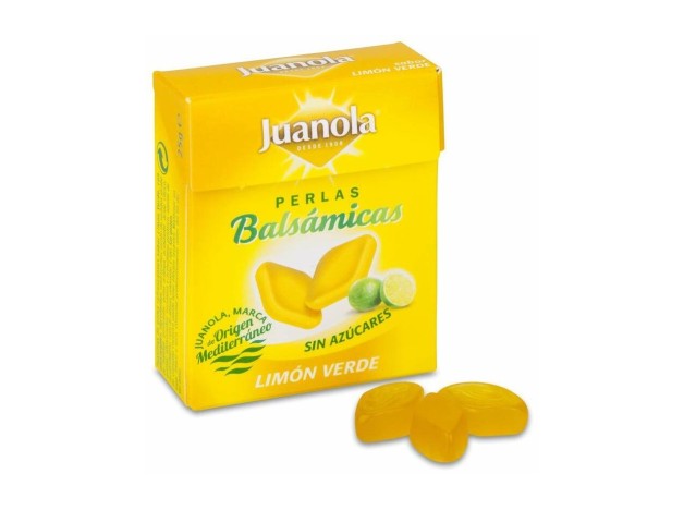 Juanola Perlas Balsámicas Limón Verde, 25 G