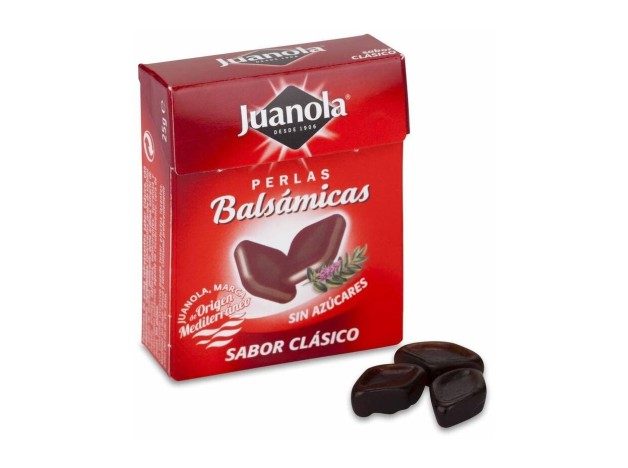 Juanola Perlas Balsámicas Sabor Clásico, 25 G