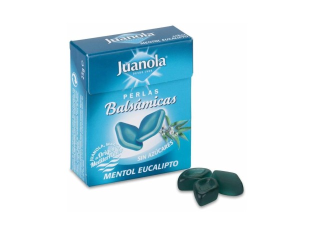 Juanola Perlas Mentol Eucalipto, 25 Gramos