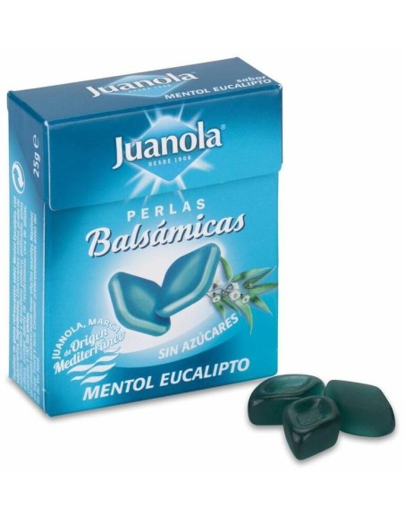Juanola Perlas Mentol Eucalipto, 25 Gramos