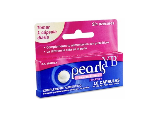 Pearls Yb Cuidado Íntimo, 10 Cápsulas