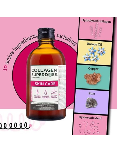 Collagen Superdose Skin Care 3 x 300 ml ¡Triplo!