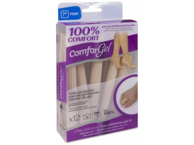 Comforgel Tubos Canalé 1,5Cm De Diámetro, 12 Uds