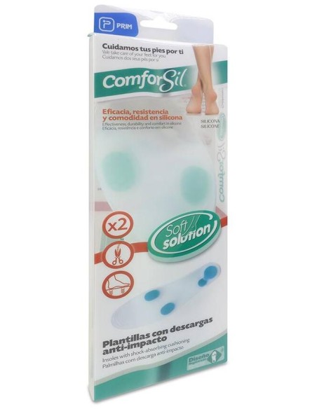 Comforsil Plantilla De Silicona Anti-Impacto Talla L, 1 Par