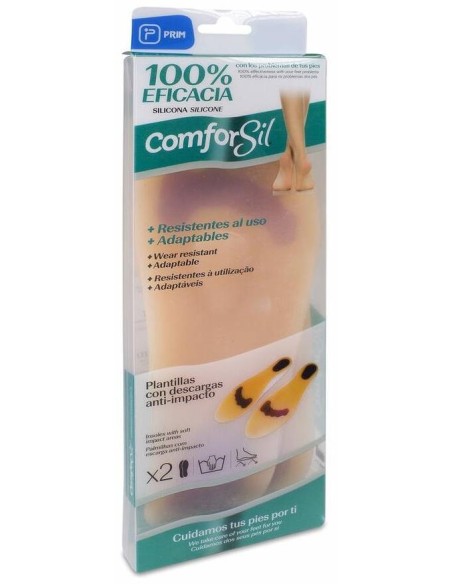 Comforsil Plantilla De Silicona Anti-Impacto Talla L, 1 Par
