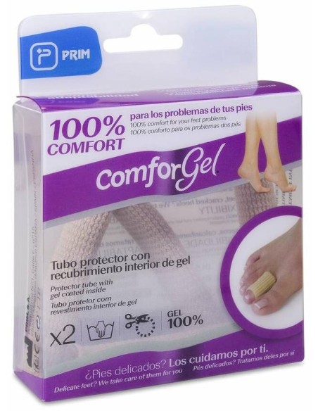 Comforgel Tubo Elástico Con Gel Cc245, 2 Uds