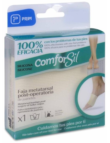 Comforsil Faja Metatarsal Post-Operatoria De Juanetes Talla M, 1 Ud