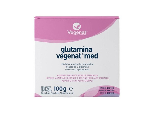 Vegenat Med Glutamina Sabor Neutro, 20 Sobres X...