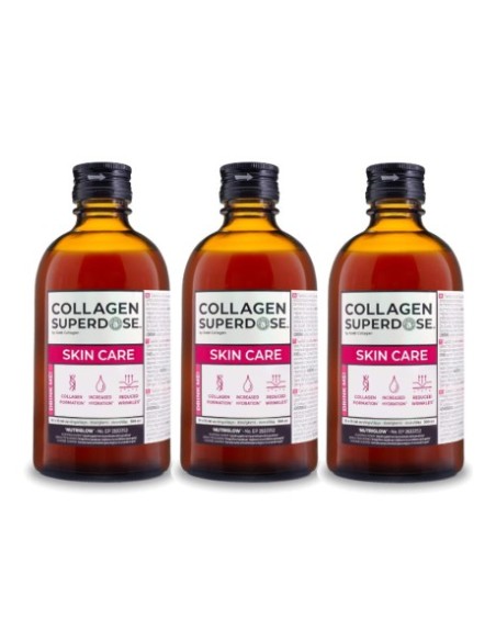 Collagen Superdose Skin Care 3 x 300 ml ¡Triplo!