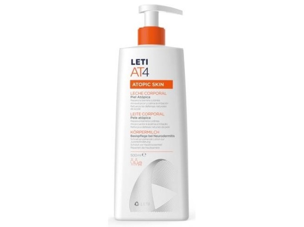 Leti At4 Leche Corporal Piel Atópica, 500 Ml