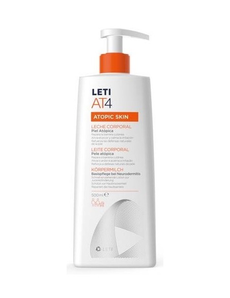 Leti At4 Leche Corporal Piel Atópica, 500 Ml