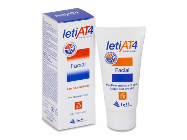 Leti At-4 Crema Facial Spf 20 Piel Atópica Y/O...