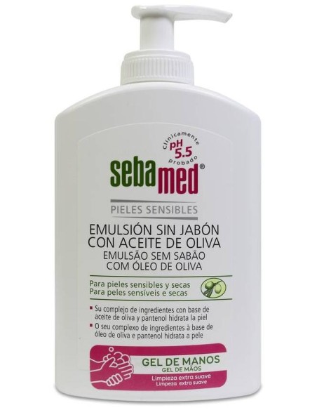 Emulsión Sin Jabón Gel De Baño Con Aceite De Oliva 300 Ml
