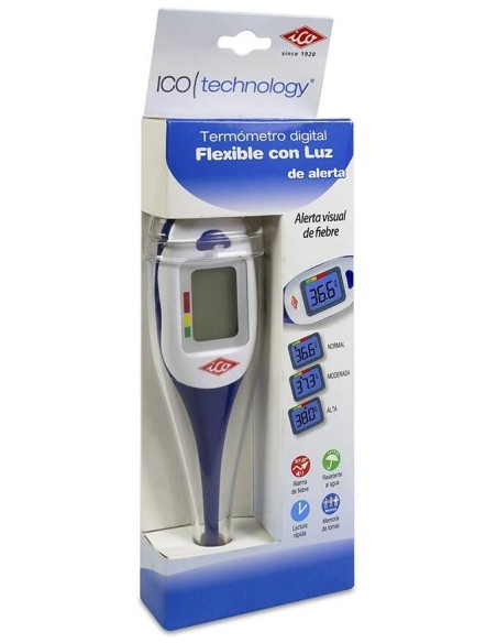 Ico Technology Flexible Con Luz Termómetro Digital 1Ud