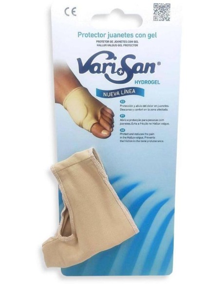 Varisan Protector Juanetes Con Gel Talla Pequeña, 1 Ud