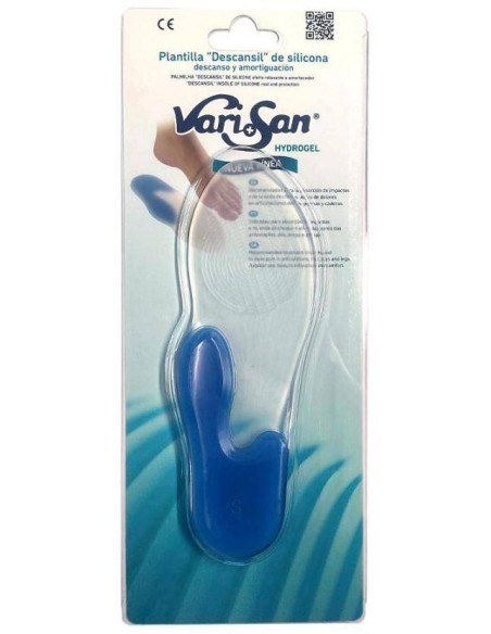 Vari+San Plantilla Hydrogel Descansil Talla Pequeña 2Uds