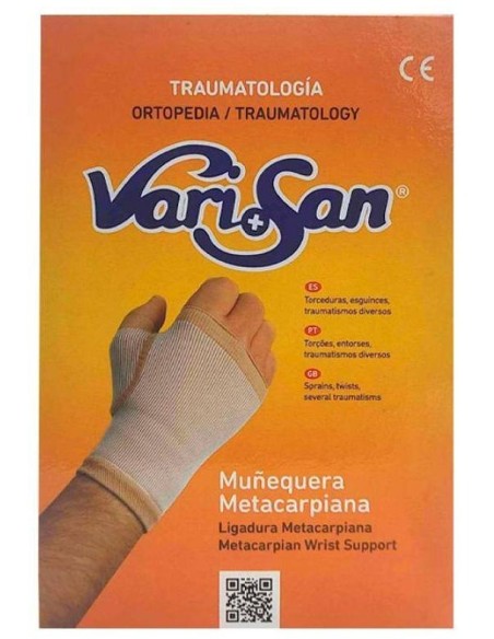 Varisan Muñequera Metacarpiana Talla 5, 1 Ud