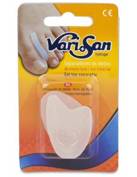 Varisan Separadores De Dedos De Media Luna Talla Grande, 2 Uds