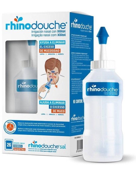 Rhinodouche Irrigador Nasal + Rhinodouche Sal 26 Sobres