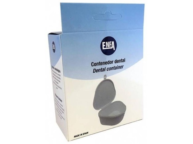 Enfa Contenedor Dentadura Postiza, 1 Unidad