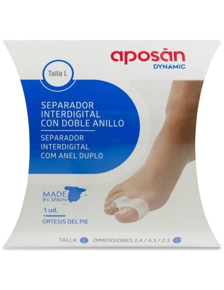 Aposán Dynamic Separador De Doble Anillo Talla L, 1 Unidad