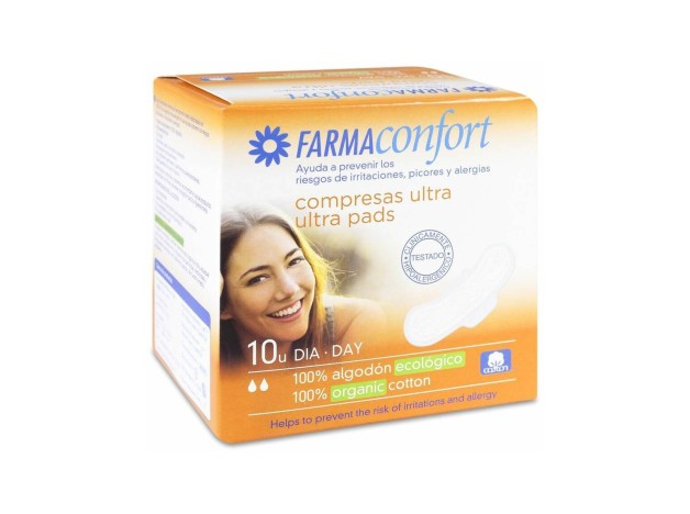 Farmaconfort Compresa Ultra Día Con Alas, 10 Uds
