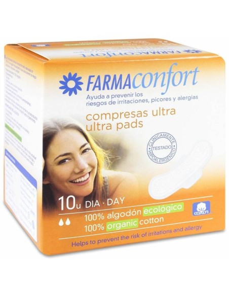 Farmaconfort Compresa Ultra Día Con Alas, 10 Uds