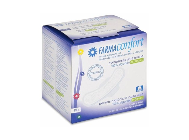 Farmaconfort Compresa Ultrafinas Noche Con Alas...