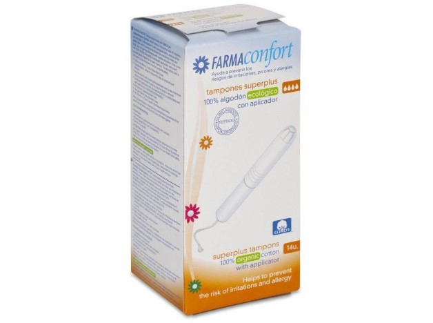 Farmaconfort Tampon 100% Algodón Super Plus 14Uds
