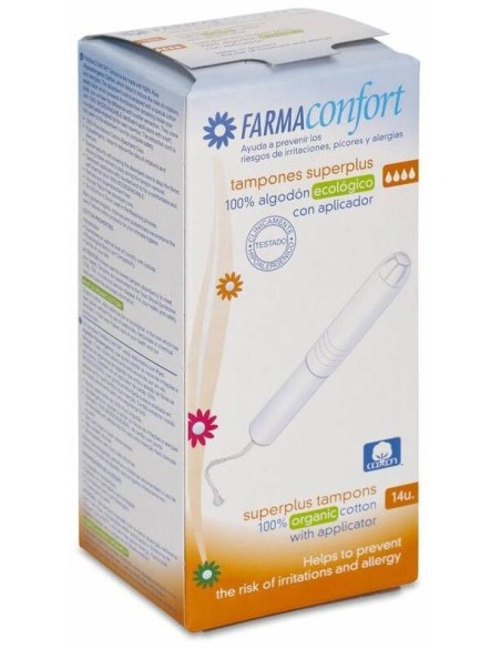 Farmaconfort Tampon 100% Algodón Super Plus 14Uds