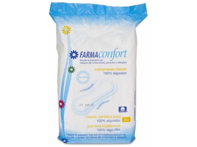 Farmaconfort Compresas De Algodón Anatómicas...