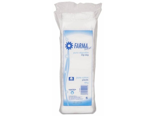 Farmaconfort Algodón Plegado Zig-Zag, 50 G